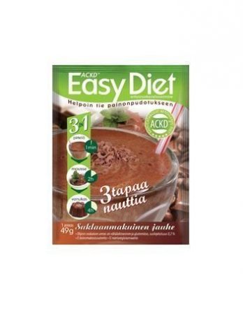 ACKD Easy Diet 3 in 1 Suklaapirtelö 15 kpl (laatikko)