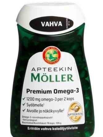 Apteekin Möller Premium Omega-3 76 kapselia
