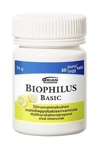 Biophilus Basic sitruuna 30 purutablettia *