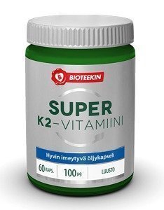 Bioteekin Super K2-Vitamiini 60 kapselia