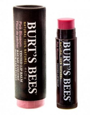 Burt's Bees Tinted Lip Balm Pink Blossom 4