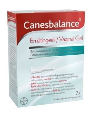Canesbalance emätingeeli 7 kertakäyttöputkiloa