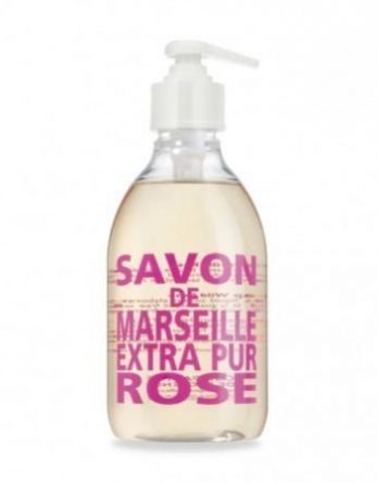 Compagnie De Provence Nestemäinen Marseille-saippua 300 ml Wild Rose