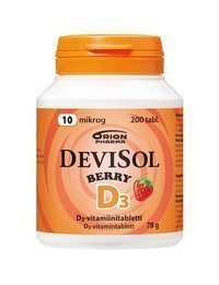 DeviSol Berry 10 µg 200 tablettia *