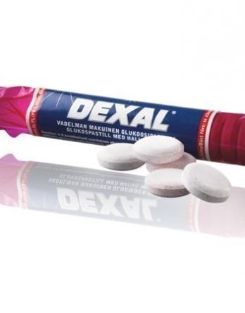 Dexal Glukoosipastilli vadelma 30 kpl (laatikko)