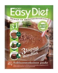 Easy Diet 3 in 1 Suklaanmakuinen jälkiruoka 1 annospussi (49 g)