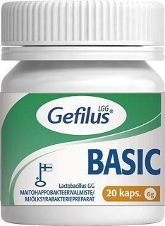 Gefilus Basic Maitohappobakteerivalmiste 20 kapselia
