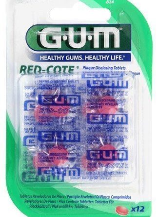 Gum Red Cote Infärgningstabletter 12 kpl