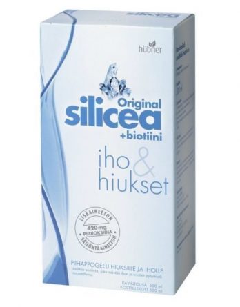 Hübner Silicea + biotiini piihappogeeli 500 ml