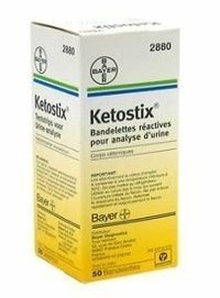 Ketostix reagenssiliuskat 50 kpl