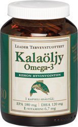 Leader Kalaöljy Omega-3 80 kaps.