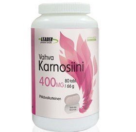 Leader Vahva Karnosiini 400 mg 80 tablettia