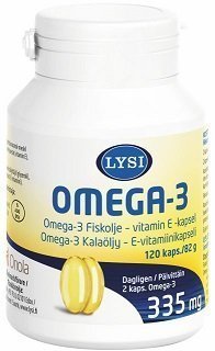 Lysi Omega-3 E-vitamiini 120 kaps