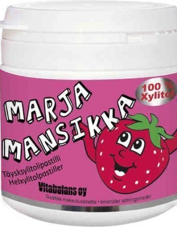 Marja Mansikka 150 täysksylitolipastillia