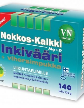 Nokkos-Kalkki-Inkivääri + vihersimpukka 140 tabl.