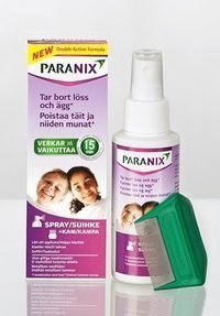 Paranix suihke 100 ml + täikampa