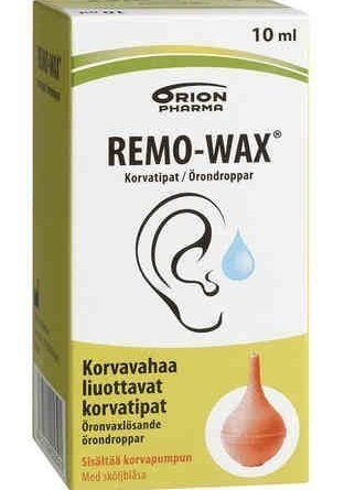 Remo-Wax korvatipat 10 ml + korvapumppu