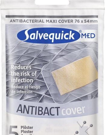 Salvequick Med Antibact Cover Laastari 5 Kpl