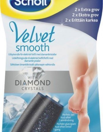 Scholl Velvet Smooth Diamond Täyttö Ekstra Karkea 2 kpl