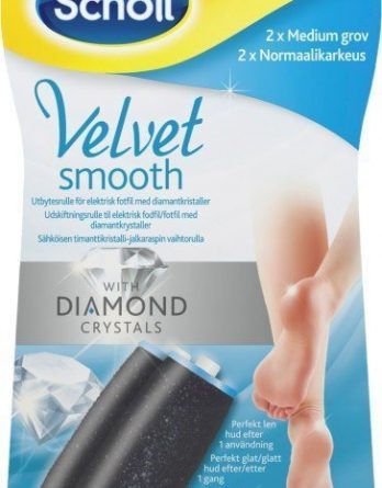 Scholl Velvet Smooth Diamond Täyttö Medium 2 kpl