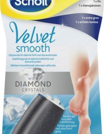 Scholl Velvet Smooth Diamond Täyttö Mix 2 kpl