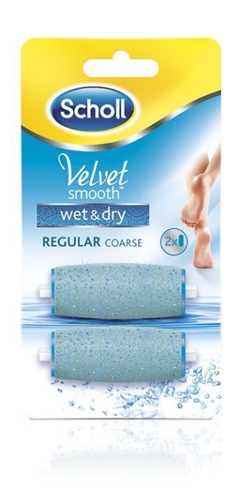 Scholl Velvet Smooth Wet And Dry Täyttö 2 kpl