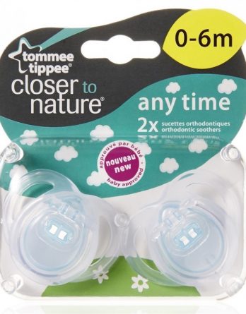 Tommee Tippee Closer To Nature Any Time Sugnapp (0-6 Mån) 2 kpl