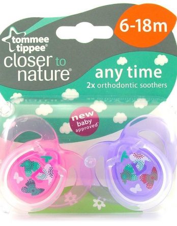 Tommee Tippee Closer To Nature Any Time Sugnapp (6-18 Mån) 2 kpl