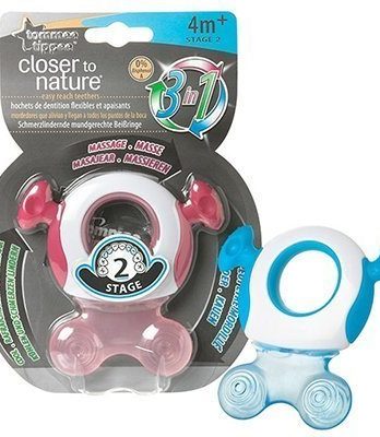 Tommee Tippee Closer To Nature Bitring (4+ Mån) 1 kpl