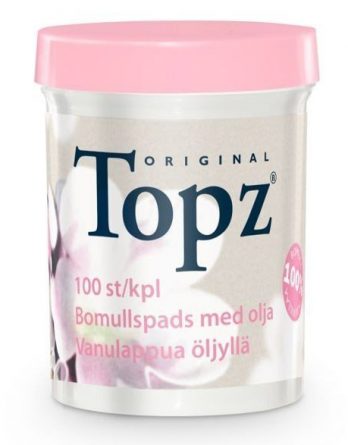 Topz Make-Up Remover Pads Vanulaput + Öljy 100 kpl