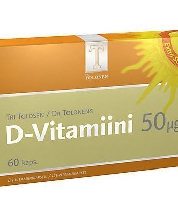 Tri Tolosen D-vitamiini 50 µg 150 kaps.