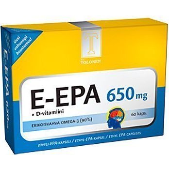 Tri Tolosen E-EPA kalaöljy 650 mg 60 kaps.