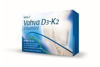 Vahva D3-K2 vitamiini 60 tablettia