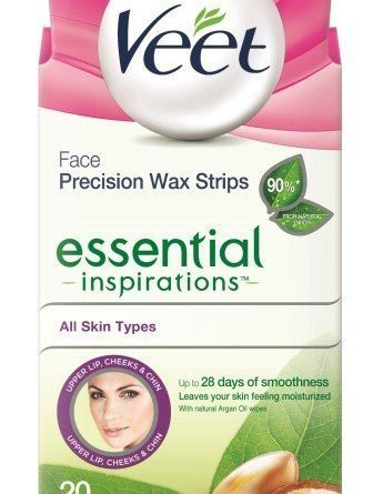 Veet Essential Inspirations Wax Strips Kasvoille 20 kpl
