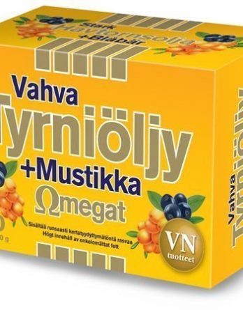 Via Naturale Vahva Tyrniöljy+Mustikka Omegat 120 kaps