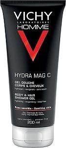 Vichy Homme Hydra Mag C Showergel 200 ml