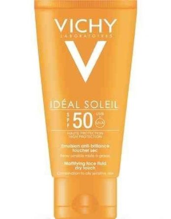 Vichy Idéal Soleil Mattifying dry touch face fluid SPF 50 50 ml