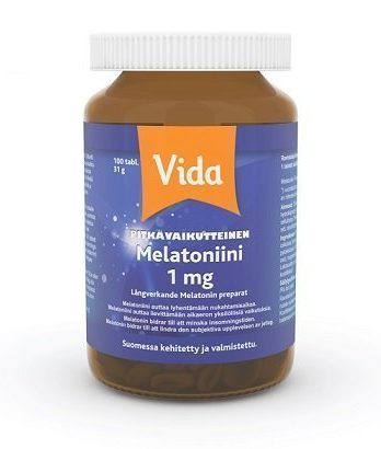 Vida Melatoniini 1 mg 100 tablettia